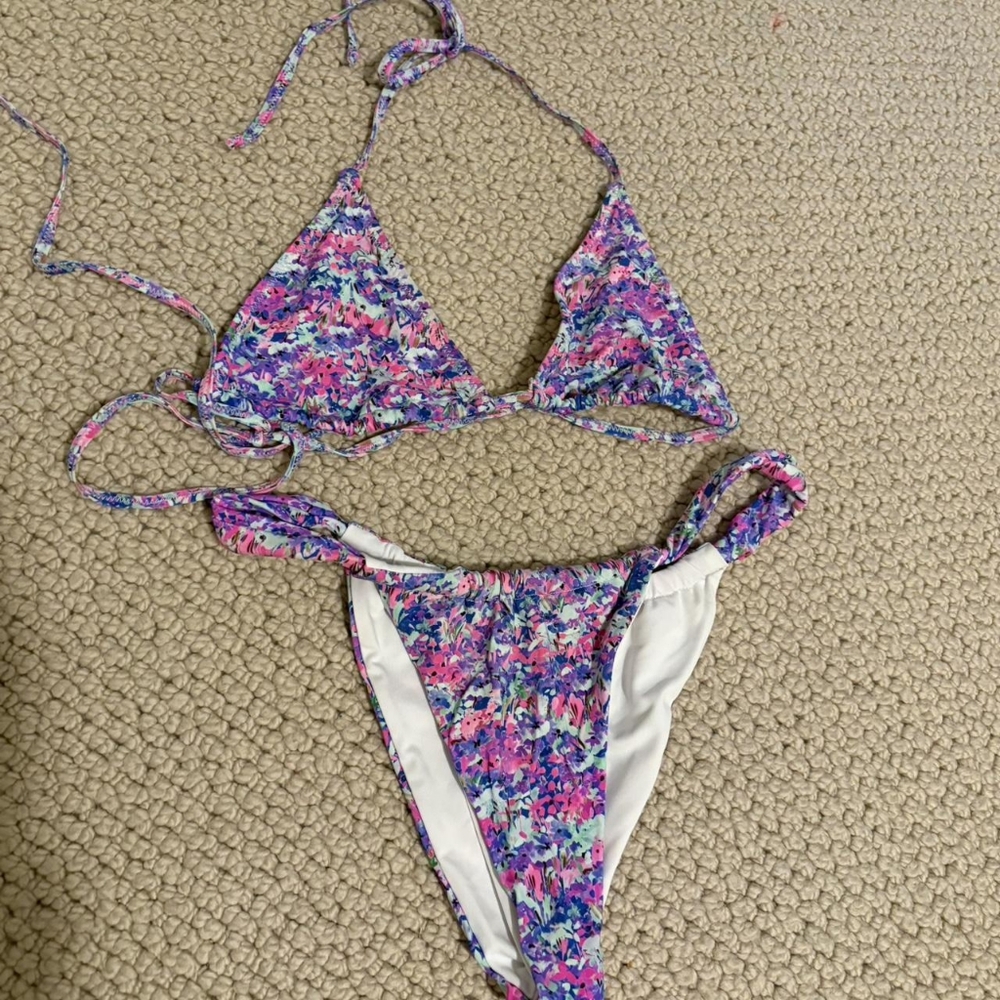 Colorful Floral Bikini Set